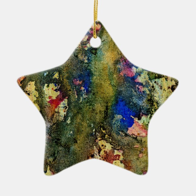 Polychromoptic #6 av Michael Moffa Julgransprydnad Keramik (Framsidan)