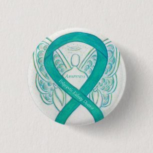 Polycystic Kidney Disease Awareness Angel Art Stif Knapp