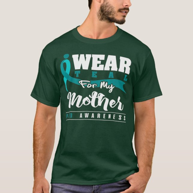 Polycystisk njursjukdom PKD Awareness Teal T Shirt (Framsida)