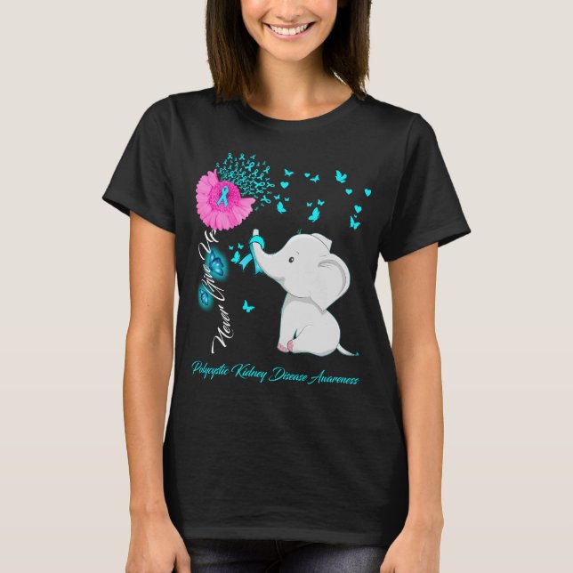 Polycystisk njursjukdom t shirt (Framsida)