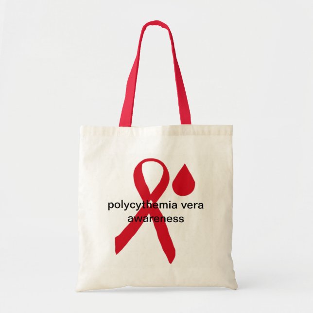 Polycythemia vera awareness tygkasse (Framsidan)