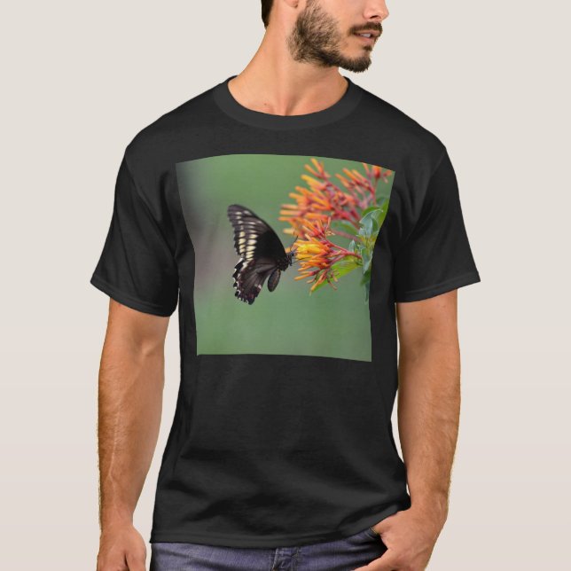 Polydamus Swallowtail fjäril T Shirt (Framsida)