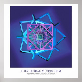 Polyedrisk Mikrokosmos Poster
