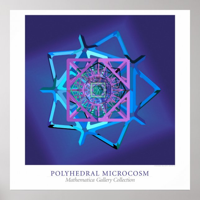 Polyedrisk Mikrokosmos Poster (Framsidan)