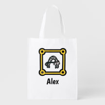 Polyester Bag - Katt Brev A i Ram