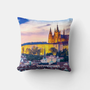 Polyesterdekorativ kudde, dekorativ kudde Prague