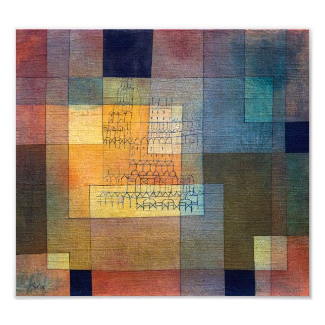 Polyfonisk arkitektur | Paul Klee | Fototryck (Framsidan)