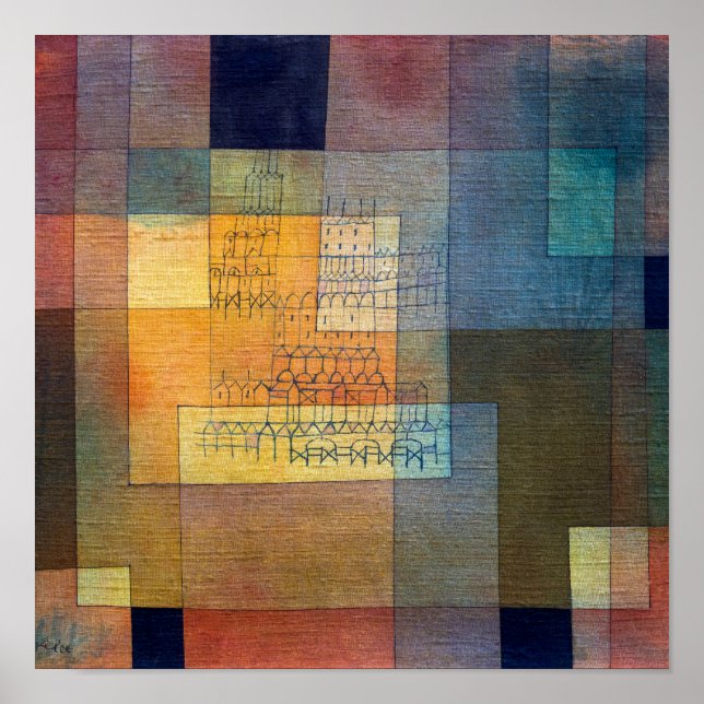 Polyfonisk arkitektur | Paul Klee | Poster (Framsidan)