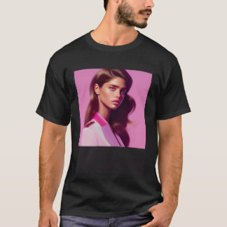 Polygel Färg Vatten Färg Womens Costume Sunset T Shirt