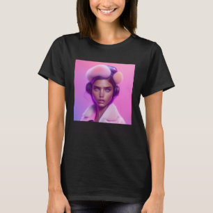 Polygel Färg Vatten Färg Womens Costume Sunset T Shirt