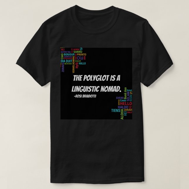 Polyglot 3 t shirt (Design framsida)