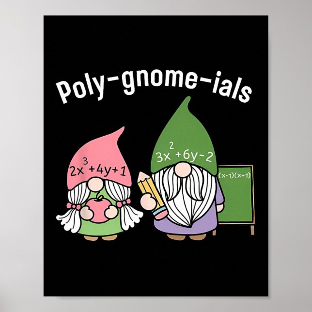 Polygnomeials Math Teacher Poster (Framsidan)