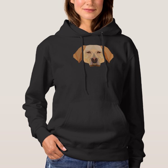 Polygon Gult Labrador Retreiver T Shirt (Framsida)
