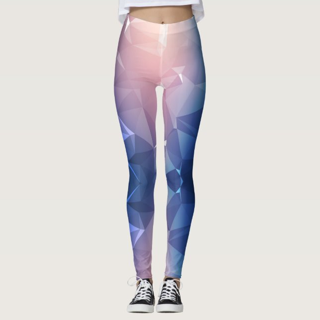 Polygon Love - Power Yoga Leggings (Framsida)