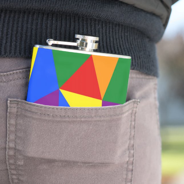 Polygon Rainbow Mönster Fickplunta (In Situ)