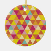 Polygon-trianglar med flera färg i geometrisk form