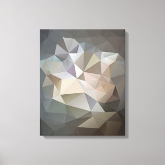 Polygonal Geometric Abstrakt Digital Art - Canvas