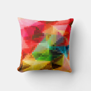 Polygonal geometrisk pixel fyrkantig suddig ljus kudde