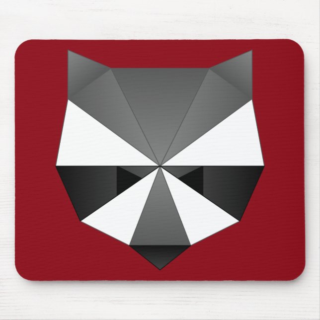 Polygonal Raccoon Musmatta (Framsidan)