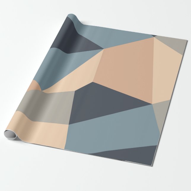 Polygonal variegated seamless pattern. multi-color presentpapper (Utrullad)
