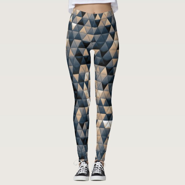 Polygone Love - Power Yoga Leggings (Framsida)