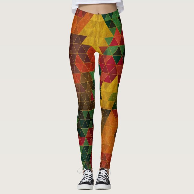 Polygone Love - Power Yoga Leggings (Framsida)