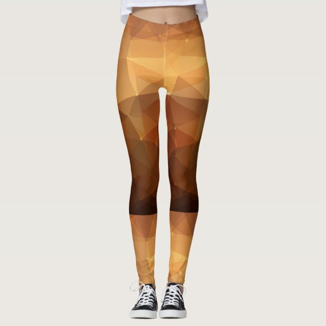 Polygone Love - Power Yoga Leggings (Framsida)