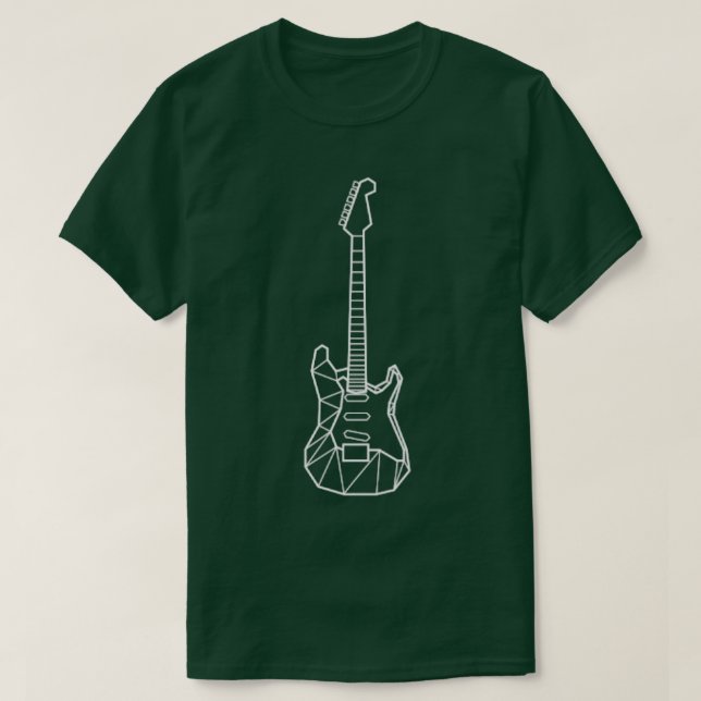 Polygonelgitarr T Shirt (Design framsida)