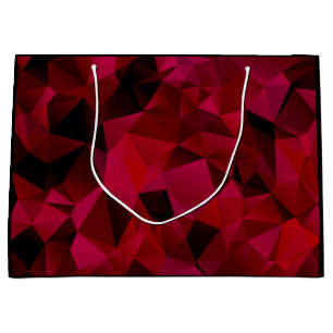 Polygonens geometriska trianglar röd utskrift