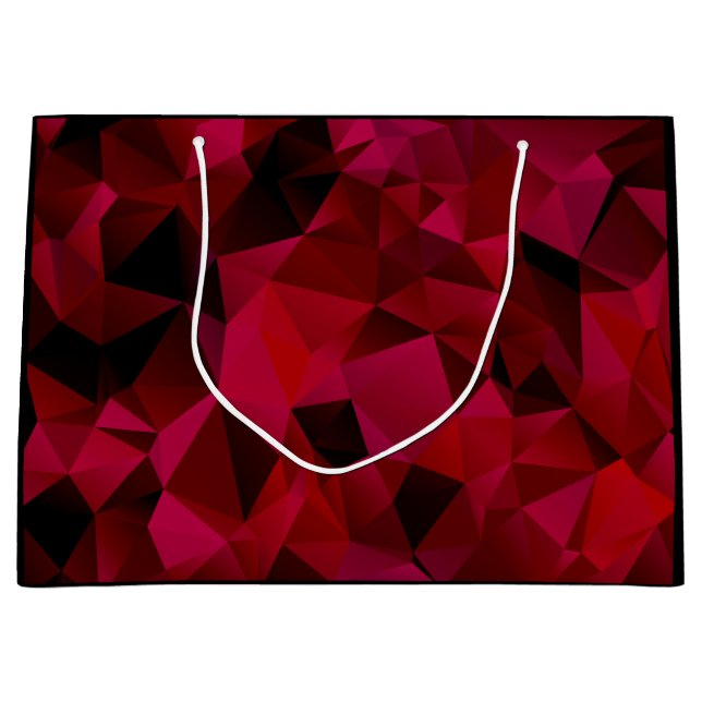 Polygonens geometriska trianglar röd utskrift (Framsidan)