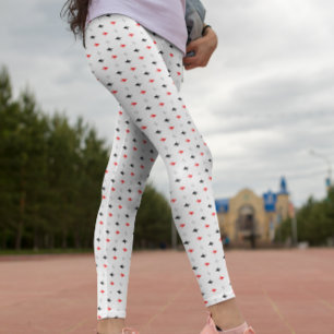 Polygonfärgad Mönster Leggings
