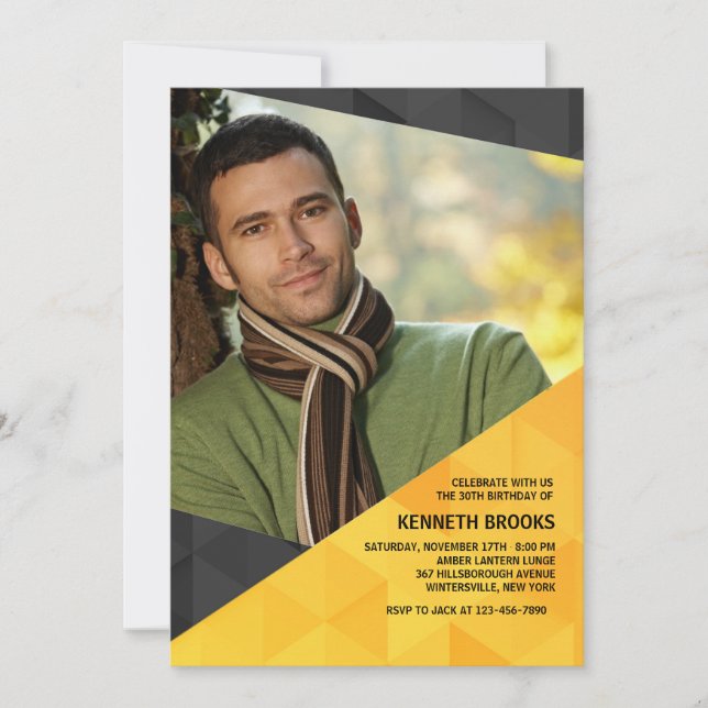 Polygonfotoinbjudan Inbjudningar (Framsida)