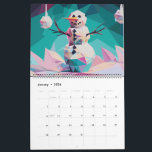 Polygonkonst Kalender<br><div class="desc">En vacker kalender med unik polygonkonst för varje månad på året.</div>