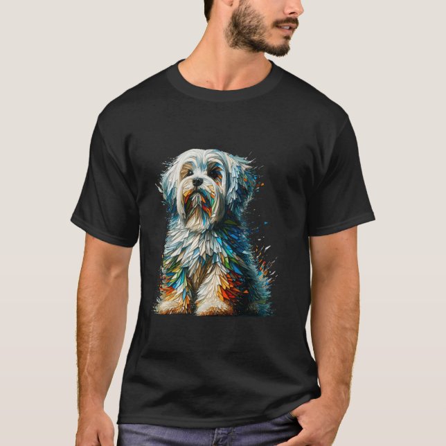 Polygonkonst Malteser Malteser T Shirt (Framsida)