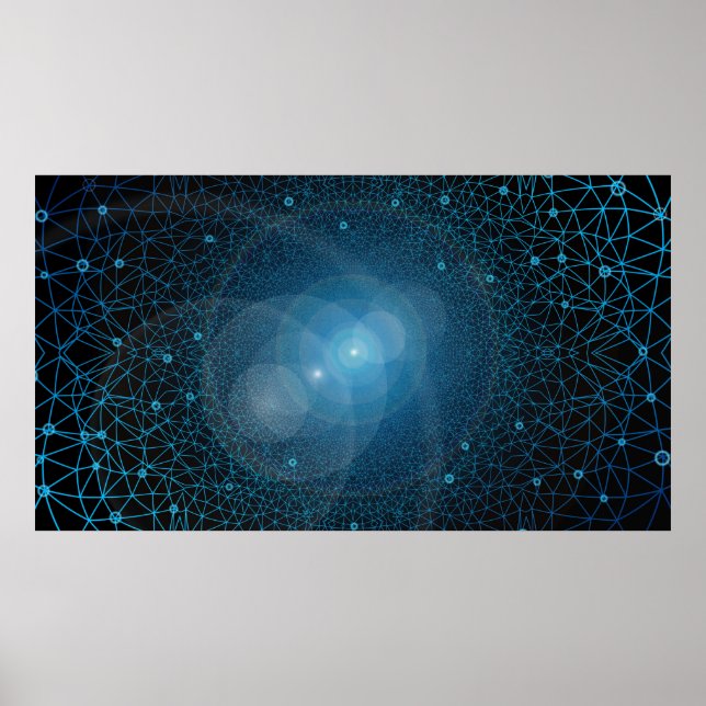 Polygons artificiella intelligens poster (Framsidan)