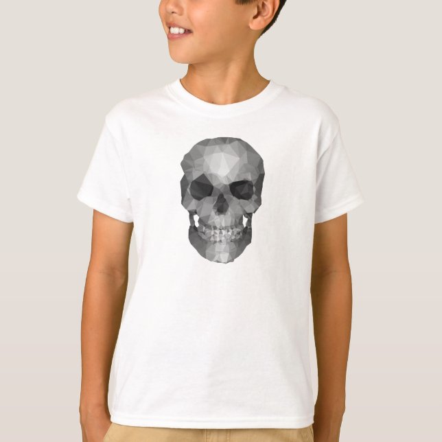 Polygons skull t shirt (Framsida)