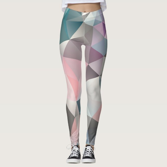 polygontal, trianglar leggings (Framsida)