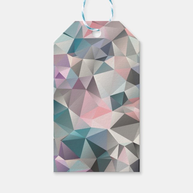 polygontal, trianglar presentetikett (Framsidan)