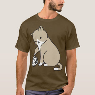 Polyhedral D20 Dice och katter T Shirt