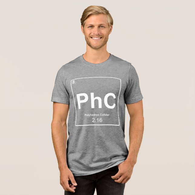 Polyhedron Collider Podcast - Elemental T Shirt (Framsida Full)