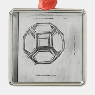 Polyhedron från 'De Divina Proportione' Julgransprydnad Metall