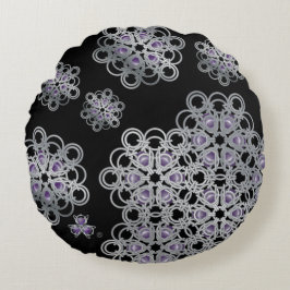 PolyHexaBloom Chainmaille Pillow Rund Kudde