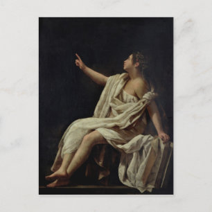 Polyhymnia, Muse of Lyric Poetry, 1620 Vykort