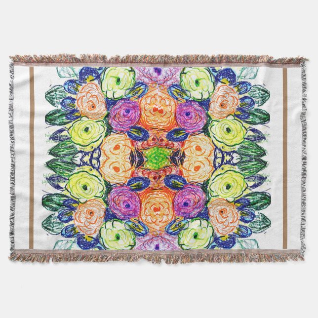 Polykromatisk Throw Blanket Polycromatic Filt (Framsidan)