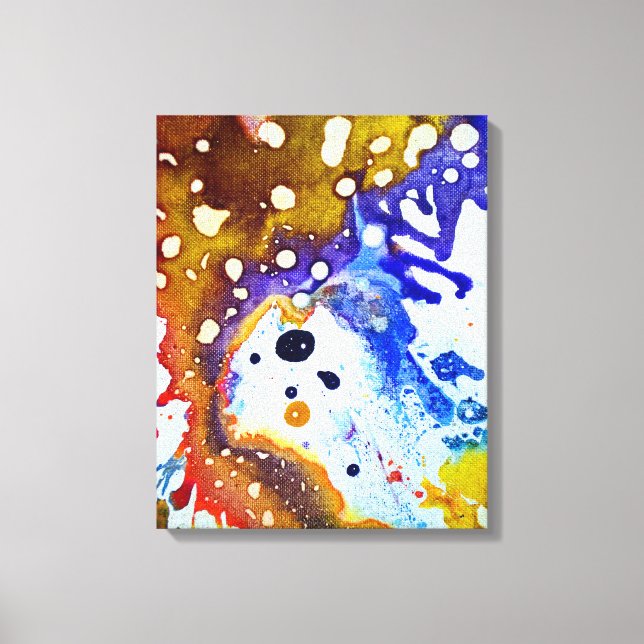 Polykromoptisk #1B av Michael Moffa Canvastryck (Framsida)