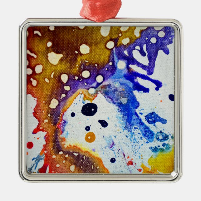 Polykromoptisk #1B av Michael Moffa Julgransprydnad Metall (Framsidan)