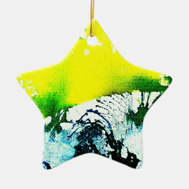 Polykromoptisk #2A av Michael Moffa Julgransprydnad Keramik (Framsidan)