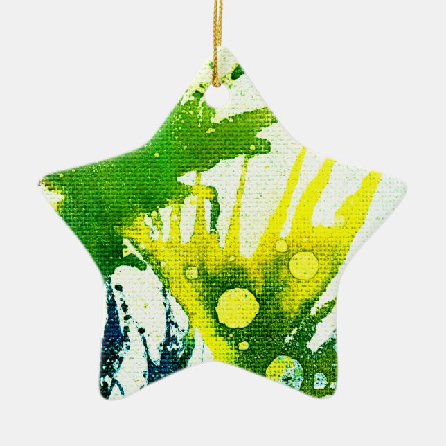 Polykromoptisk #2B av Michael Moffa Julgransprydnad Keramik (Framsidan)