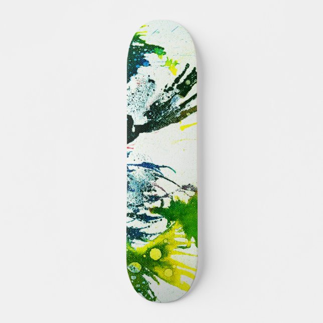 Polykromoptisk #2B av Michael Moffa Skateboard Bräda 21,5 Cm (Framsida)