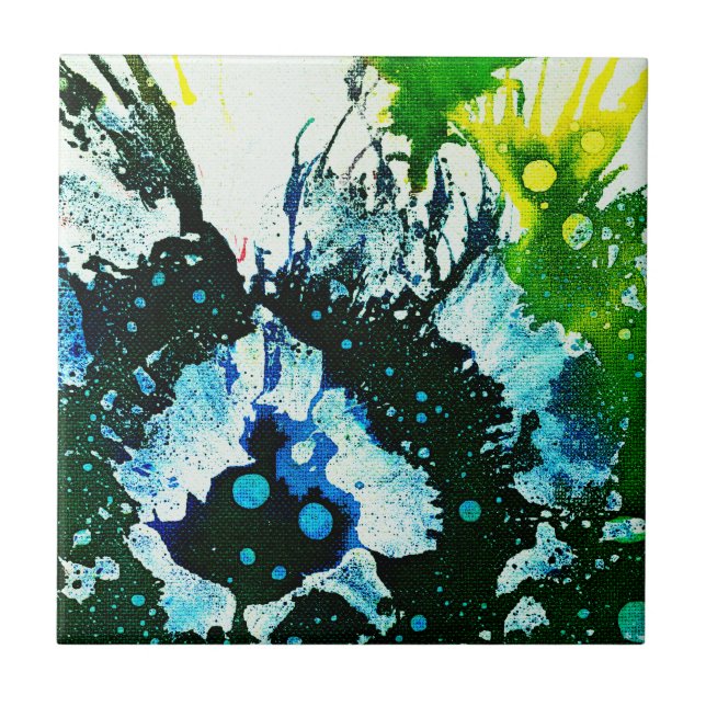 Polykromoptisk #2C av Michael Moffa Kakelplatta (Framsidan)